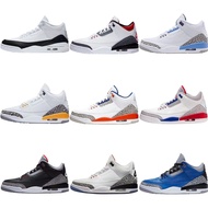 AJ3 White Cement Distressed Smiley Face Black Colorful Genius Blue Fujiwara Hiroshi Red Sparrow Whit