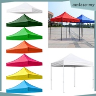 [AmlesoMY] Replacement Canopy Tent Top Cover Beach Garden Gazebo Sun Shade White 3x3m