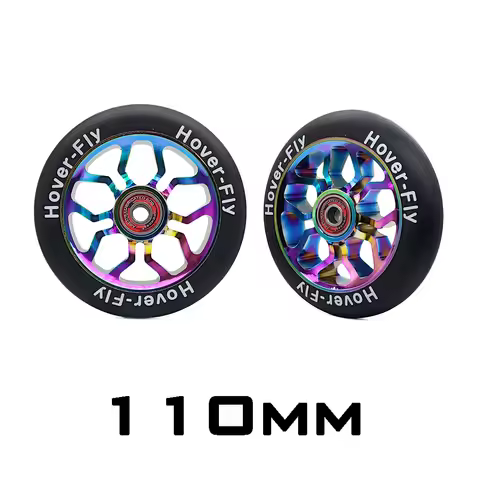 2 pieces Scooter Wheel Aluminium Alloy 88A 110mm 100mm MGP Scooter tyre rodas Aggressive iron skatin