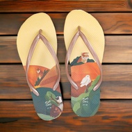 女款防滑防水夾腳拖鞋 Astrid阿脆 室內室外拖鞋 -與地球共存-