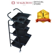 Magicboo T-904 5 Salon Used 5 Tier Multipurpose Hair Dressing Trolley With Tray