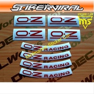 Oz racing sticker oz racing velk sticker 8pcsRing