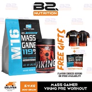 Mass Gainer M16 5.4kg + Viking Preworkout