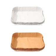 KX4B Air Fryer Papers Silicone Oil Paper Rectangular Shaped Non-stick Frying Papers