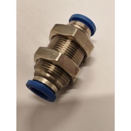 Pneumatic Straight Union Push in Connector 8mm Tube