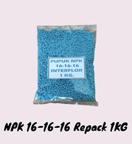 Pupuk NPK MUTIARA 16 16 16 Interflor Repack 1 Kg