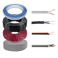 Cable 3 Core Wire Flexible Cable 0.5mm 1mm 1.5mm 23/0016 40/0076 70/0067 2 CORE TWISTED WIRE Insulat