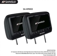 Headrest Monitor SANSUI SA-HM802 TV MONITOR KEPALA JOK