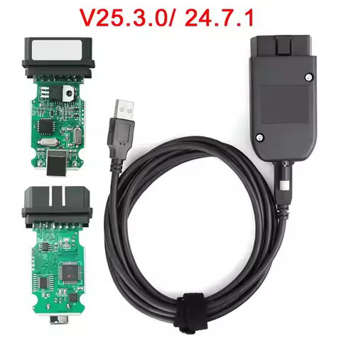 Original New Update 25.3 VAG Tool VCDS VAGCOM Interface VAG HEX V2 Multi-Language Car Auto com Diagn