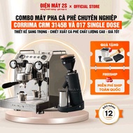 [HCM-VAT Included] Combo Corrima CRM 3145B Coffee Maker and 017 Single Dose Coffee Grinder - Home an