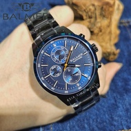 *Ready Stock*ORIGINAL Balmer 9181G-BK-5 Black Stainless Steel Sapphire Glass Water Resistant Multi-F