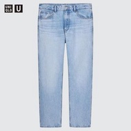 Uniqlo U Regular Fit牛仔褲/淺藍牛仔褲/直筒褲
