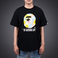 BAPE STA MULTI CAMO HEAD BLACK TEE