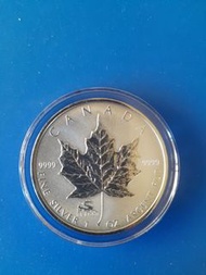 加拿大2000年5元銀幣（刻有小龍圖案）