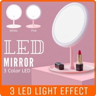 PSB_LED Light Makeup Beauty Makeup Mirror Adjustable Rotation Countertop Cosmetic Mirror
