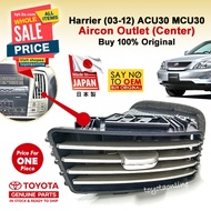 Harrier (2003-2012) Air Cond Outlet (Center) 55670-48050 55660-48050 ACU30 MCU30 Conditioner Grille 