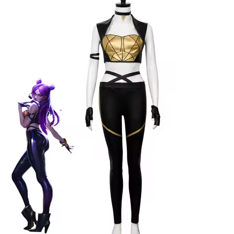 Game KDA Cosplay Costume KDA Kaisa Halloween Suit KDA Dreamer Outfit Fullsets K/DA Group LOL Charact
