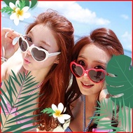 Red Cat Eye Sunglasses Women Fashion Retro Square Frame UV400 Protection Love Sunglasses Girl Studen