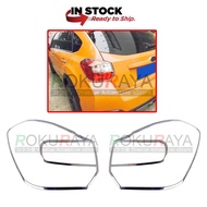 Subaru XV GP 4th Gen (2012 - 2017) Custom Fit Car Auto Rear Back Tail Lamp Light Cover Trim - Chrome