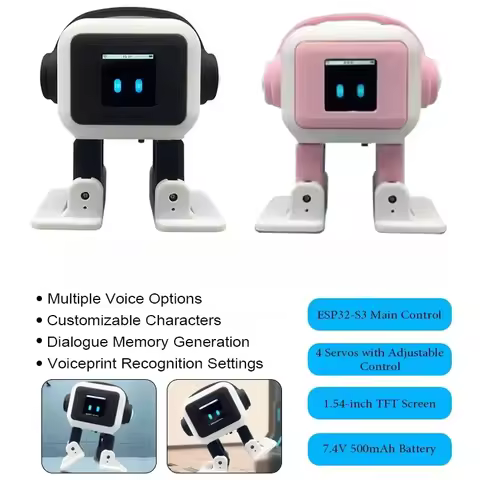 EMO Tuya Intelligent AI Robots Emotional Support Interactive Desktop Voice Recognition EMO Go Home R