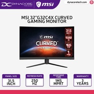 【Same Day Delivery】MSI G32C4X 32" 250Hz Curved Gaming Monitor - FHD/VA Panel/1ms/FreeSync
