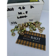 M 8 Yellow Iron Nut - 4.6 Yellow Iron Nut