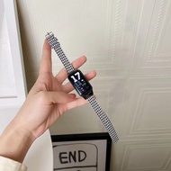 [HOT JUXXKWIHGWH 514] สร้อยข้อมือทอสำหรับ Huawei Band 6สายนาฬิกาถักสำหรับ Honor Band 6สร้อยข้อมือนาฬิกา Accessories