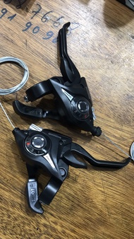 Cặp Tay Đề Tay Bấm Xả Xe Đạp Shimano 3x7 speed