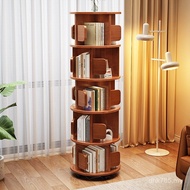 Bookshelf Floor-standing Bedroom Small Apartment Rotating Student Children Simple Living Room Small 