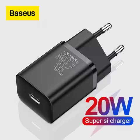Baseus 30W PD Super Si USB C Charger For iPhone 16 Pro Max Support QC3.0 Fast Charging Portable Phon
