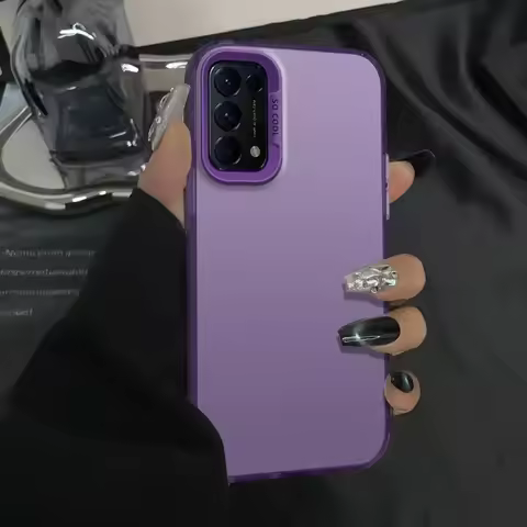 For Oppo Find X3 Lite Case OPPO Reno5 Phone Cover oppo Reno 5 5G Case CPH2145 CPH2145 Luxury Metalli