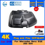 4K HD 2160P Plug And Play WIFI Car DVR Dash Cam Video Recorder For Mercedes Benz EQE SUV EQE350 EQE5
