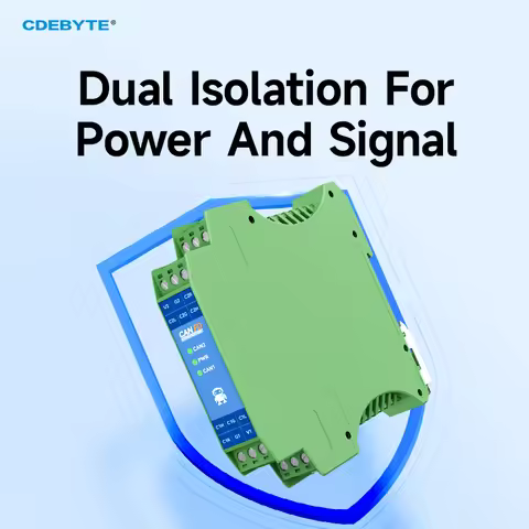 CANFD Repeater Module CDEBYTE EID101-B111 Isolation for Power and Signal 5Mbps High-Speed Supports C