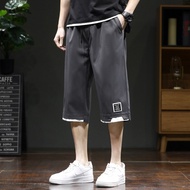 Cropped Pants Men Summer Loose 6 Points Six Points Shorts Men's Breeches Sports Pants Casual Street 