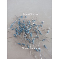 Resistor 5k6 ohm 1/4 watt 10 pcs