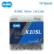 KMC 10 Speed Bicycle Chain X10SL MTB Road Bike X Bridge Trekking Commuting Cycle W/ Original Missing