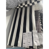 IKEA IKEA Sloanho Duvet Cover and Pillowcase Cotton+Viscose Fiber Material Striped Pattern Warm Duve