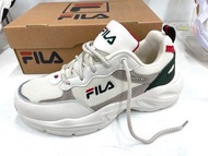 FILA Mesh jogging shoes retro style off-white men's running shoes 斐樂 網布慢跑鞋 復古風 米白色 男跑鞋 US8-US11.5