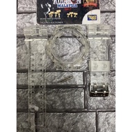 BNB CUSTOM GA700JELLY WORDING HITAM + BUCKLE JAPAN + 2 PCS SPRING BAR FOR ORIGINAL GSHOCK