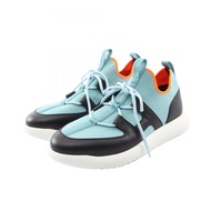 【สินค้ามือสอง】 เฮอร์มีส HERMES รองเท้าสวม Duel ผ้าและหนัง รองเท้าผ้าใบ Duel สำหรับผู้ชาย สินค้าใหม่ย