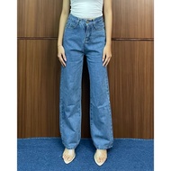 My Opinion - Mina Straight Jeans Denim High Waist Seluar Jeans Perempuan