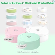 Label Sticker Tape for Peripage L1 Label Printer (Label sticker refill only - no printer)