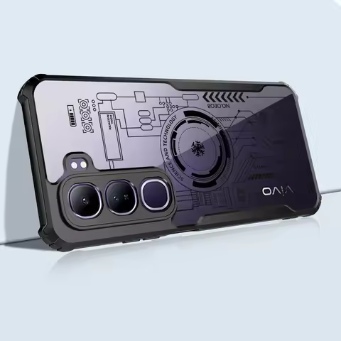 [Ready Stock]For Vivo V40 V30 V29 V27 V25 V23 Pro Lite E SE 4G/5G Shock Fall Prevention Transparent 