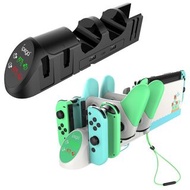 (可充副廠joycon) Nintendo Switch動車6號JoyCon PRO遊戲手柄6合1座充電器