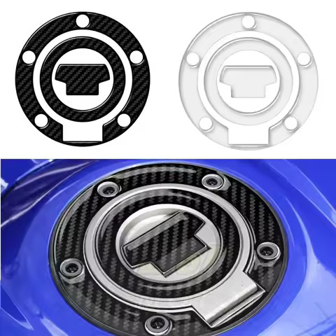For Yamaha FJR1300 FJR 1300 2003-2016 Motorcycle Fuel Cap Cover Decal Sticker 3D Carbon Look