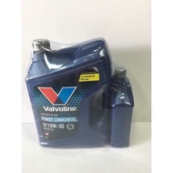 นํ้ามันเครื่อง Valvoline Power คอมมอลเรล 10W-30 กึ่งสังเคราะห์(6L+1L)