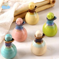 [LI] Ceramic Fragrance  Bottle Aromatherapy Empty Storage Container 60ml 【IE】