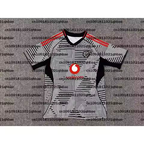 3D Printed South Africa Football Fan Jersey, V-neck Short Sleeved T-shirt, Daily Training Match Foot