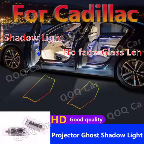 For Cadillac CT5 CT6 OPTIQ XT4 XT5 XT6 GT4 LYRIQ ATSL SRX XTS LED Car Door Shadow Logo Light Laser P