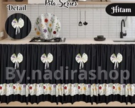 gorden kolong dapur polos pita #free tali